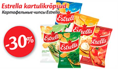 Estrella kartulikrõpsud -30%