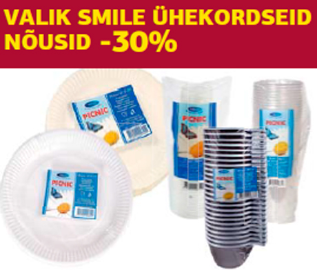 VALIK SMILE ÜHEKORDSEID NÕUSID -30%