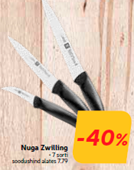 Nuga Zwilling  -40%
