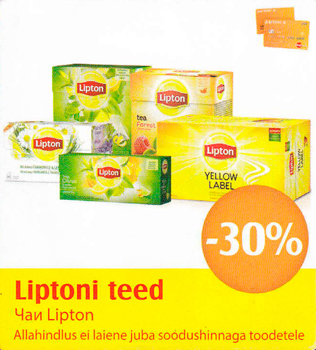 Liptoni teed  -30%