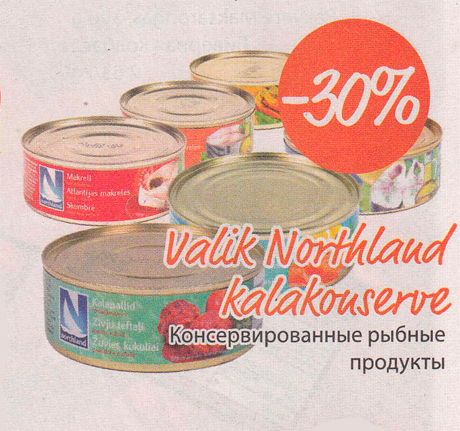 Valik Northland kalakonserve  -30%