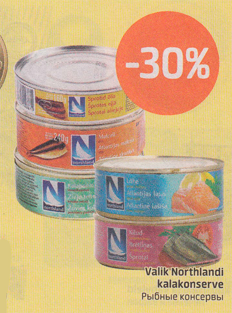 Valik Northlandi kalakonserve  -30%