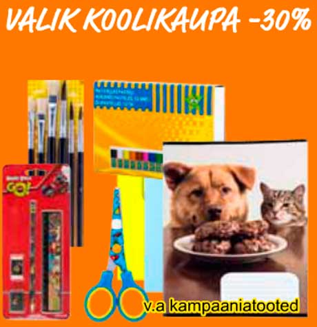 Valik koolikaupa  -30%