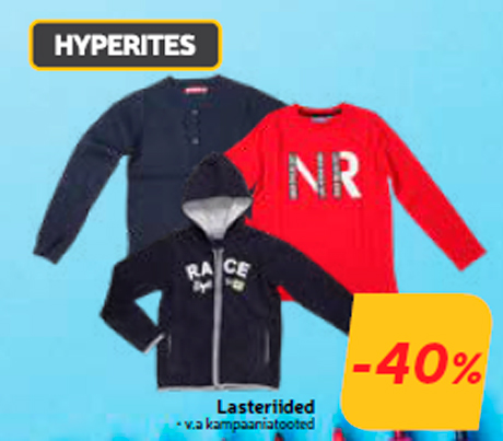 Lasteriided  -40%
