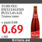 TUME ÕLU JÕULULEGEND PULS 5,4% 0,5L