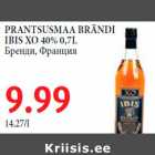 PRANTSUSMAA BRÄNDI IBIS XO 40% 0,7L