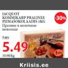 JACQUOT KOMMIKARP PRALINEE PIIMAŠOKOLAADIS 1KG