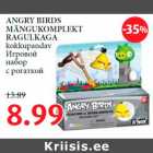 Allahindlus - ANGRY BIRDS MÄNGUKOMPLEKT RAGULKAGA kokkupandav