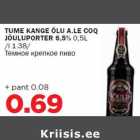 TUME KANGE ÕLU A.LE COQ JÕULUPORTER 6,5% 0,5L