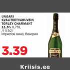 UNGARI KVALITEETVAHUVEIN TÖRLEY CHARMANT 11,5% 0,75L