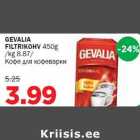 Allahindlus - GEVALIA FILTRIKOHV 450g