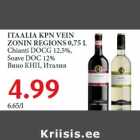 ITAALIA KPN VEIN
ZONIN REGIONS 0,75 L