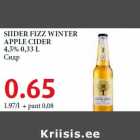 SIIDER FIZZ WINTER
APPLE CIDER
4,5% 0,33 L