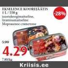 Allahindlus - EKSELENCE KOOREJÄÄTIS
1 L / 550 g