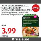 Allahindlus - RAKVERE SEALIHARULLID
SUITSUPEEKONI JA
MUSTADE PLOOMIDEGA 530 g