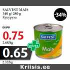 Allahindlus - SALVEST MAIS
340 g/ 280 g