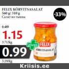 Allahindlus - FELIX KÕRVITSASALAT
560 g/ 310 g