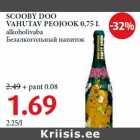 Allahindlus - SCOOBY DOO
VAHUTAV PEOJOOK 0,75 L