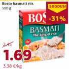 Allahindlus - Bosto basmati riis
500 g