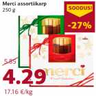 Allahindlus - Merci assortiikarp
250 g