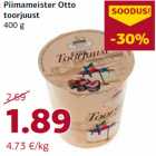 Allahindlus - Piimameister Otto
toorjuust
400 g