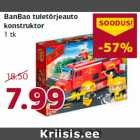 Allahindlus - BanBao tuletõrjeauto
konstruktor
1 tk