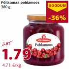 Allahindlus - Põltsamaa pohlamoos
380 g