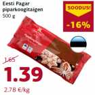 Allahindlus - Eesti Pagar
piparkoogitaigen
500 g