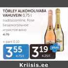 TÖRLEY ALKOHOOLIVABA VAHUVEIN 0,75 L