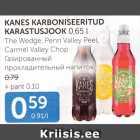 KANES KARBONISEERITUD KARASTUSJOOK 0,65 l