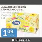 ZEWA DELUXE DESIGN SALVRÄTIKUD 90 tk