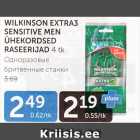 WILKINSON EXTRA3 SENSITIVE MEN ÜHEKORIJAD 4 TK