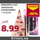 Allahindlus - Maybelline Lash
Sensational
kinkekomplekt