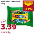 Allahindlus - Mars Minis kommikott
400 g