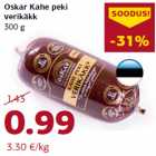 Allahindlus - Oskar Kahe peki
verikäkk
300 g