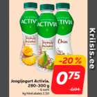 Joogijogurt Activia,
280-300 g
