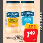 Majonees
Hellmanns's, 420 ml