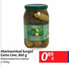 Allahindlus - Marineeritud kurgid Extra Line, 860 g