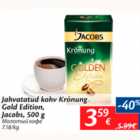 Allahindlus - Jahvatatud kohv Krönung Gold Edition, Jacobs, 500 g