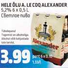 HELE ÕLU A.LE COQ ALEXANDER