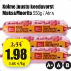 Kolme juustu keeduvorst Maks&Moorits