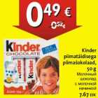 Allahindlus - Kinder piimatäidisega piimašokolaad