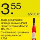 Allahindlus - Itaalia geograafilise tähisega lauavein Pinot Rosa Frizzante Maschio