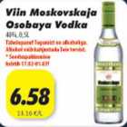 Allahindlus - Viin Moskovskaja Osobaya Vodka, 40%, 0,5L