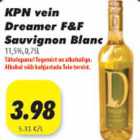 Allahindlus - KPN vein Dreamer F&F Sauvignon Blanc, 11,5%, ,75l