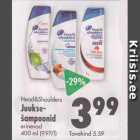 Allahindlus - Head&Shoulders Juuksešampoonid