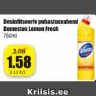 Allahindlus - Desinfitseeriv puhastusvahend Domestos Lemon Fresh 750 ml