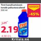 Tiret kanalisatsioonitorude
puhastusvahend
500 ml