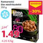 Allahindlus - Rannarootsi
Ehe minifrikadellid
350 g