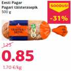 Allahindlus - Eesti Pagar
Pagari täisterasepik
500 g